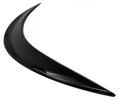 Image de Spoil arrière pour Mercedes Classe C Coupé C205, modèle de 2014 à 2019, finition noir brillant.