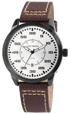 Produktbild von Herrenuhr Echtleder Benedict Benedict, Datumsanzeige