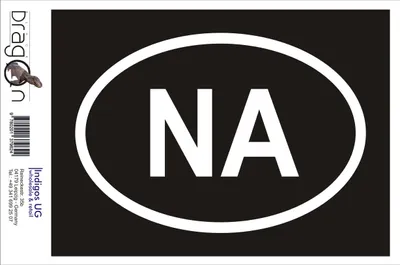 Produktbild von Aufkleber / Autoaufkleber - JDM / Die cut / Auto / OEM - Namibia NA - 160x110mm pink - Heckscheibe / Heckscheibenaufkleber