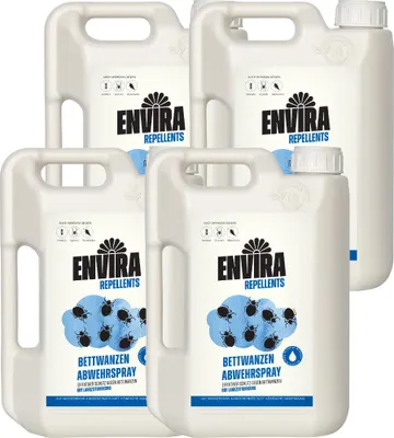 Produktbild von Envira Bettwanzen Abwehrspray im Vorteilspack 4x2L