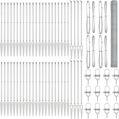 Produktbild von vidaXL Schweißdrahtzaun mit Spikes 100 x 1,5 m (B x H)