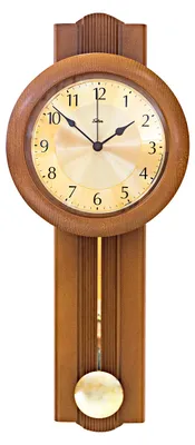 Produktbild von ZEIT.punkt Dornbirn Funk-Pendelwanduhr, aus Kirschbaum, Germany
