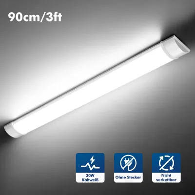 Obrázok produktu pre LED svietidlo – stropné svietidlo – 90 cm – 30 W – 4500 K – 1 kus – vhodné do garáže a dielne