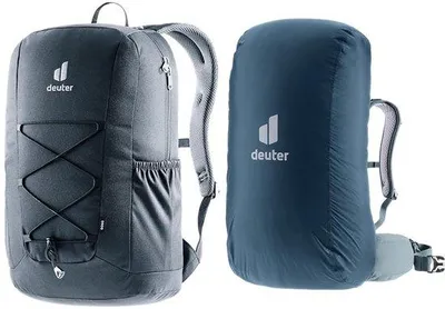 Produktbild von Tagesrucksack 25L Schwarz Regenhülle Uni