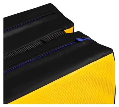 Produktbild von Klappbare Turnmatte | 200 x 100 x 8 cm | GELB-SCHWARZ