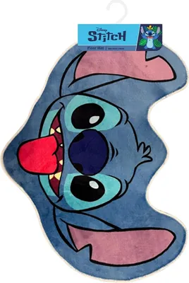 Image de Paillasson Lilo & Stitch - PM13197 (80 cm x 0,8 cm x 60 cm) (bleu/rose/noir)