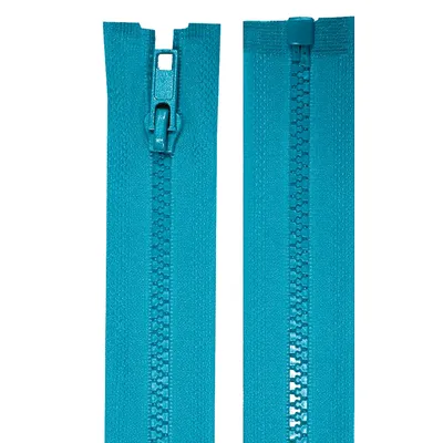 1 Reißverschluss Profil 5mm 45 cm teilbar, Autolock, himmelblau