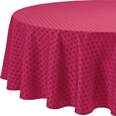 Produktbild von Erwin Müller Tischdecke Denia" rot rund: 170 cm Ø"