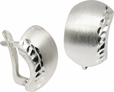 Produktbild von SilberDream Ohrstecker für Damen 925 Silber silber halbrund Ohrringe SDO318