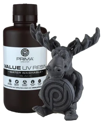Produktbild von Value wasserwaschbares UV Resin Schwarz PrimaCreator