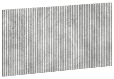 Imagen del producto de vidaXL Cabecero de pared modelo ARNHEM, color gris hormigón, fabricado en material de madera