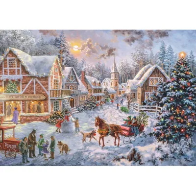 Produktbild von CLEMENTONI Puzzle Vorbereitungen fü r Weihnachten 1000 Teile