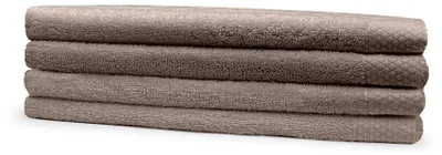 Productafbeelding van Eleganzzz Badstof Gastendoek 100% Katoen 30x50cm - taupe - set van 4