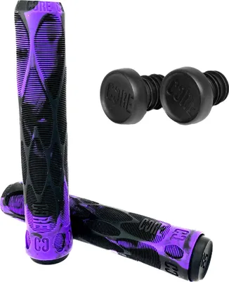 Produktbild von Core Pro Stunt-Scooter Griffe soft 170mm Schwarz/Lila