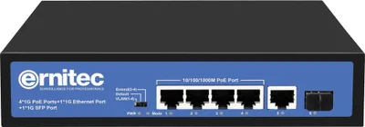 Immagine prodotto di Ernitec non gestito, 4 x 1000Mbps PoE