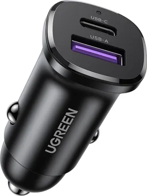 Zdjęcie produktu dla Ładowarka samochodowa UGREEN EC305 30W 2xUSB do telefonu