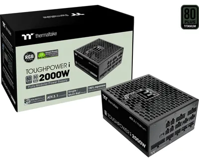 Obrázok produktu pre Thermaltake Toughpower i2000W, 2000 W, 220 - 240 V, 50/60 Hz, 15 A, Aktívny, 120 W