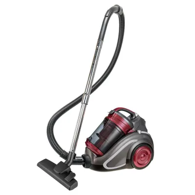 A vacuum cleaner is shown against a white background.