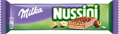 Produktbild von Milka Nussini Riegel Waffelschnitten mit Schokoladenüberzug 31g
