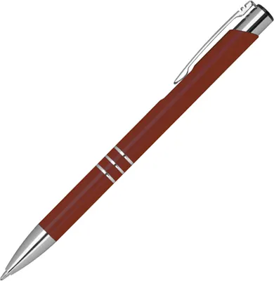 Produktbild von Kugelschreiber aus Metall / Farbe: bordeaux