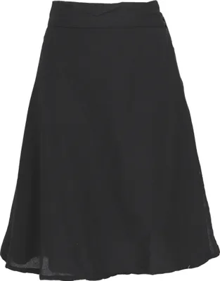 Produktbild von Leichter Wickelrock, Boho Baumwoll-Sommerrock - Schwarz, Damen, Baumwolle, Röcke