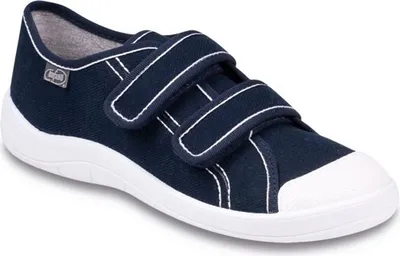 Produktbild von BEFADO Jungen Sneaker Klettverschluss, Dunkelblau 38