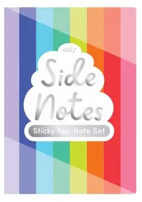 Produktbild von Notizbuch mit Haftnotizen. Farbige Notizen