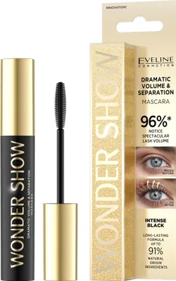 Produktbild von Eveline Cosmetics Wonder Show – langanhaltende, deckende Mascara