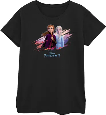 Produktbild von Disney - "Frozen 2 Nature Is Beautiful" T-Shirt für Damen BI48110 (XL) (Schwarz)