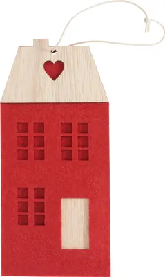 Produktbild von VBS Filzanhänger Haus 7x15x0.8 cm