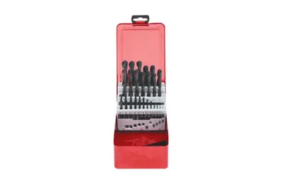 Produktbild von KS Tools 330.1613, Bohrer, Bohrerbit-Set, Drehung der rechten Hand, Metall, Kunststoff, Holz, 118°, Gewalzter Schnellarbeitsstahl (HSS-R)