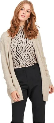Produktbild von Vila Ril Open Pullover Braun L Frau Braun L