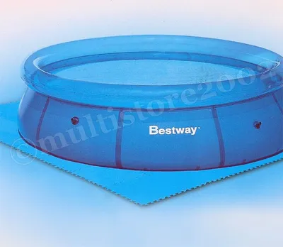 Produktbild von Bestway Flowclear Pool-Bodenschutzfliesen-Set  8 Stück á 50 x 50 cm blau58220