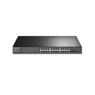 Produktbild von TP-Link Omada SG3428XMP, Managed, L2+, Gigabit Ethernet (10/100/1000), Power over Ethernet (PoE), Rack-Einbau, 1U