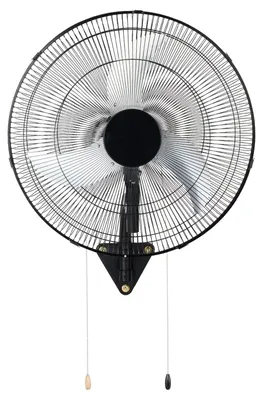 Immagine prodotto di SucceBuy Ventilatore da parete industriale da 65 W, 57 cm, 6 m/s, ventilatore da parete oscillante con 3 velocità e inclinazione regolabile, ventilatore potente per officina, garage, magazzino e palestra, nero