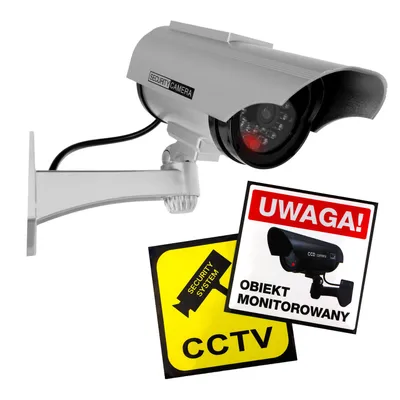 Produktbild von Kamera Dummy LED Überwachungskamera Attrappe Alarmanlage CCTV Camera Solar
