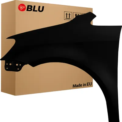 Zdjęcie produktu dla BLU Błotnik pasujący do VW Volkswagen Touran 1T3 L041 LO41 Lewy Czarny Schwarz | 2010-2015 | Przedni Przód | Lakierowany | Gotowy do montażu  | Stal