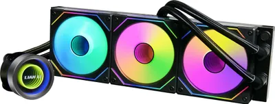 Produktbild von Lian Li GA II TRINITY, All-in-One-Flüssigkeitskühler, 12 cm, Schwarz