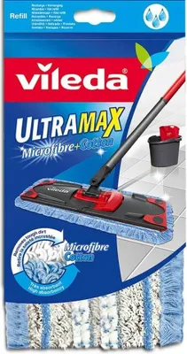 Produktbild von ULTRAMAX Ersatz-Wischbezug Microfibre & Baumwolle, extra feucht (für Ultramat 2in1 Flachwischer)