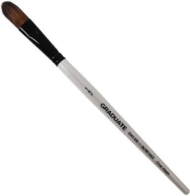 Produktbild von Daler Rowney Graduate Watercolour Brush Pony & Synthetic Ovalpinsel 1/2