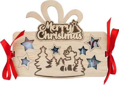 Produktbild von Geldgeschenktabelle - Merry Christmas EN