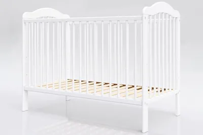 Łóżeczko niemowlęce ALEK 120x60 cm biały – zdjęcie produktu 1