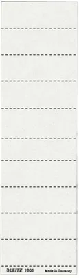 Produktbild von Beschriftungsschilder für Vollsichtreiter 60x21mm weiß VE=40x100 Stück