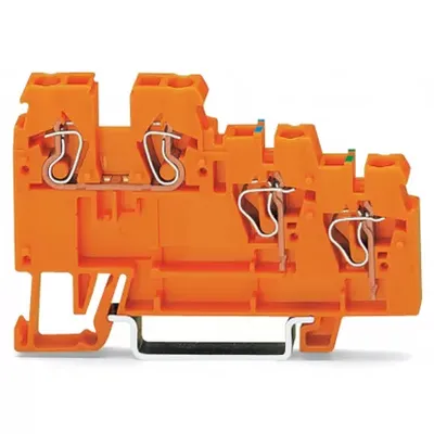 Produktbild von WAGO Einspeiseklemme 270-577 3-Leiter-Aktoren 0,08-2,5qmm orange