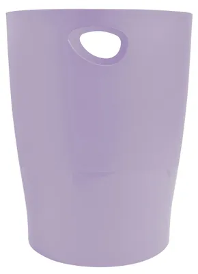Obrázek produktu pro Exacompta 45364D ECOBIN odpadkový koš Aquarel 15 litrů s držadly. Elegantní a robustní odpadkový koš a koš na odpadky v moderním fialovém designu