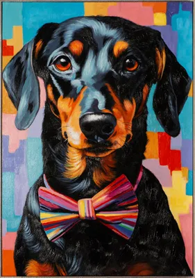 Produktbild von ArtUniverse Leinwandbild Waldi 70 x 100 cm