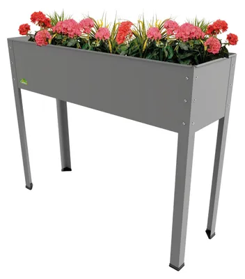 Produktbild von BioGreen Hochbeet "Freising XL" aus verzinktem Metall B 100 x T 30 x H 80 cm