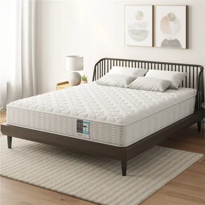 Produktbild von Yaheetech Matratze 160x200 cm Taschenfederkernmatratze 7 Zonen Matratzen Höhe 23 cm Ergonomisch Federkernmatratze Härtegrad H3 Einzelmatratze Weiß
