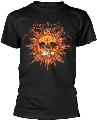 Image de Metallica - T-shirt "Pushead Sun" pour homme/femme unie PH1562 (M) (Noir)