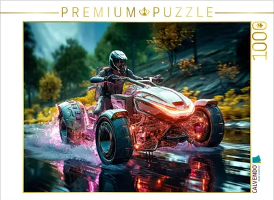 Produktbild von CALVENDO Puzzle Quad - überwältigende Leistungsstärke | 1000 Teile Lege-Größe 64x48cm Foto-Puzzle für glückliche Stunden